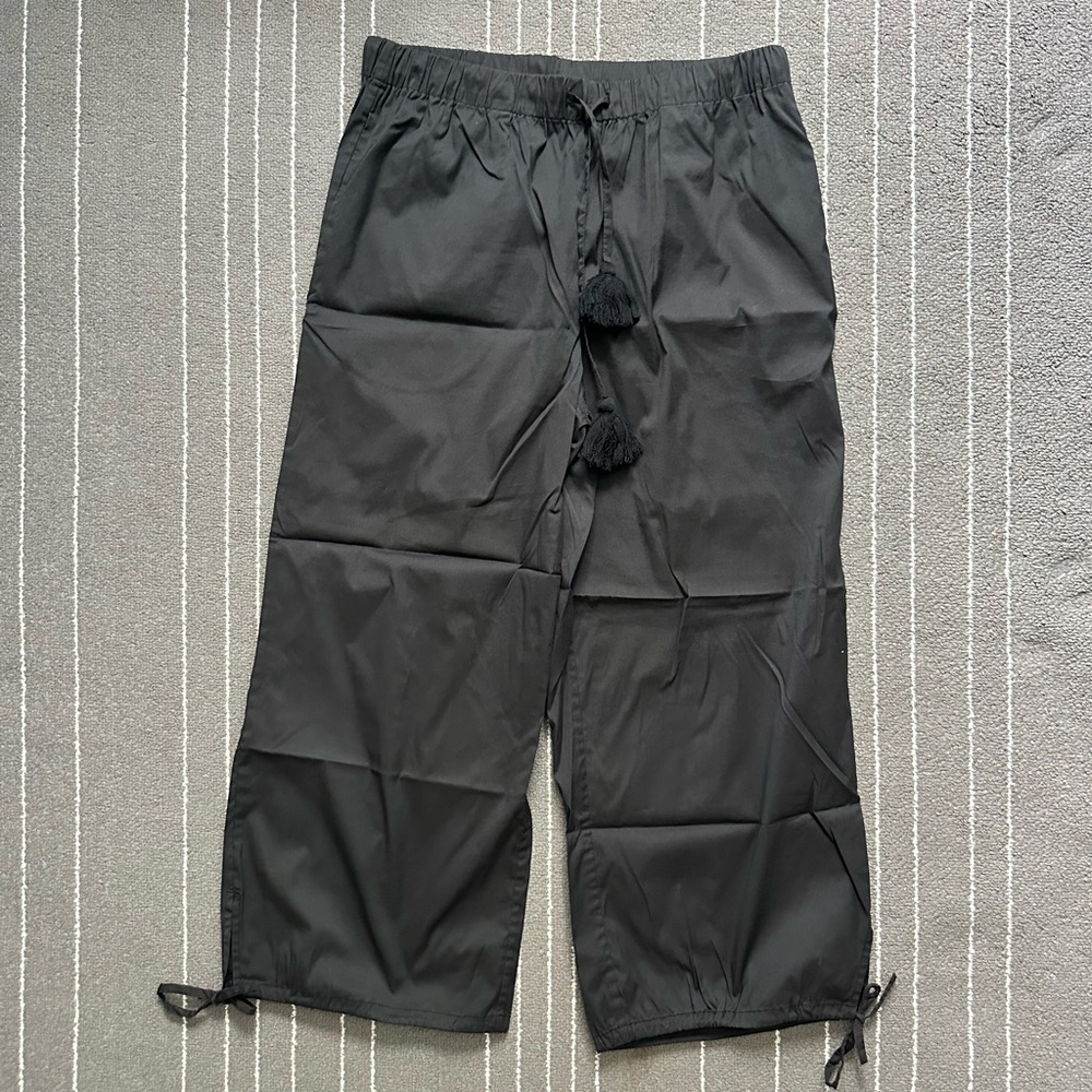 Tory Burch Cropped Tassel Tie Pant